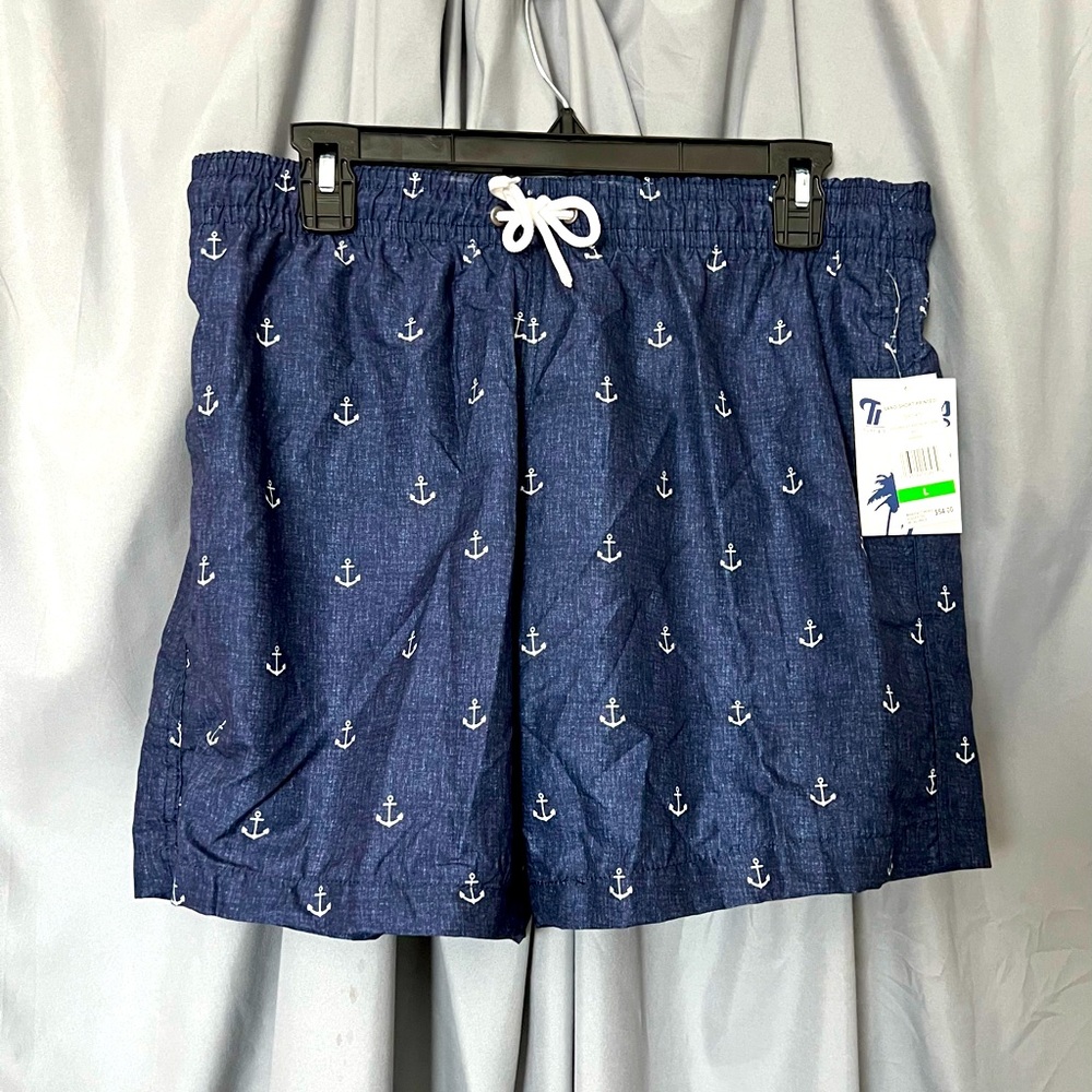 NWT Trunks Surf & Swim Co. Anchor Swim Trunks - Picture 1 of 2